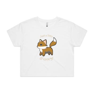 Just a little Foxy Cropped Tee Thumbnail