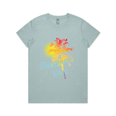 Summer Vibes Maple Crew Tee Thumbnail